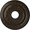 Ekena Millwork Dublin Ceiling Medallion (Canopies up to 8 1/4"), 15 3/8"OD x 3 5/8"ID x 1"P, Stone Hearth Crackle CM15DUSHC - alternate 1